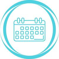 ícone de vetor de calendário