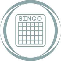 ícone de vetor de bingo