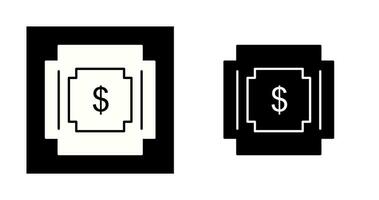 ícone de vetor de símbolo de dólar