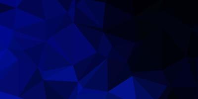 desenho poligonal geométrico de vetor azul escuro