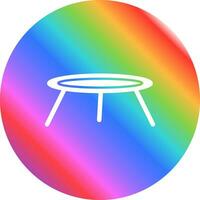ícone de vetor de mesa