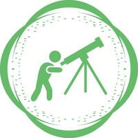 ajustando o ícone do vetor do telescópio