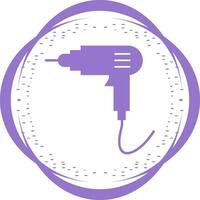 ícone de vetor de máquina de perfuração