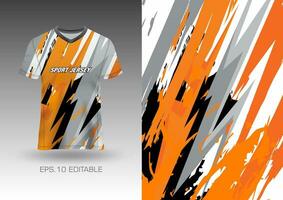 Esportes camisa vetor projeto, futebol jérsei brincar uniforme frente Visão