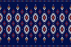 tapete étnico tribal arte padrão. padrão sem emenda de ikat étnico. estilo americano, mexicano. vetor