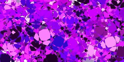 fundo vector rosa roxo claro com triângulos