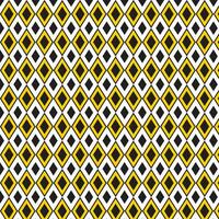 abstrato geométrico Preto amarelo losango padrão, perfeito para fundo, papel de parede vetor