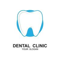 dental logotipo para dentista e dental clínica vetor