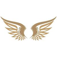 pássaro asas ilustração logotipo. vetor