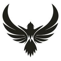 logotipo de asas de águia vetor