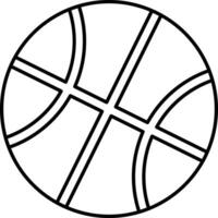 basquetebol linha ícones Projeto estilo vetor