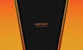 estilo abstrato design gradiente fundo laranja vetor