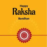 feliz raksha bandhan indiano hindu festival celebração vetor Projeto