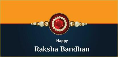 feliz raksha bandhan indiano hindu festival celebração vetor Projeto