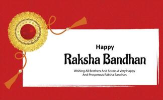 feliz raksha bandhan indiano hindu festival celebração vetor Projeto