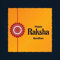 feliz raksha bandhan indiano hindu festival celebração vetor Projeto