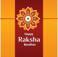 feliz raksha bandhan indiano hindu festival celebração vetor Projeto