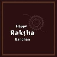 feliz raksha bandhan indiano hindu festival celebração vetor Projeto