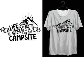 acampamento camiseta Projeto. engraçado presente acampamento camiseta Projeto para acampamento amantes. tipografia, personalizado, vetor camiseta Projeto. mundo todos campista camiseta Projeto para aventura