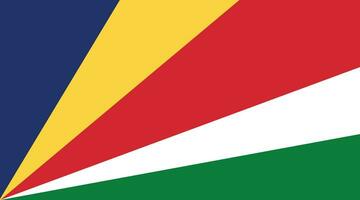 seychelles bandeira. bandeira do seychelles vetor