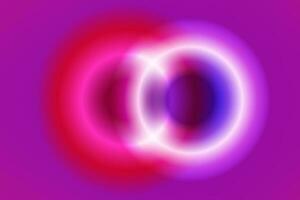 cilindro forma com néon efeito fundo. abstrato geométrico fundo com círculo linha. vetor ilustração eps 10. circular forma do roxa néon luzes