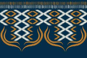 étnico ikat tecido padronizar geométrico estilo.africano ikat bordado étnico oriental padronizar azul fundo. resumo,illustration.texture,vestuário,quadro,decoração,tapete,motivo. vetor