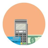 Forma de pagamento de crédito cartão ícone aplicativo plano. vetor pagar dinheiro e ilustração do Forma de pagamento ícone crédito cartão
