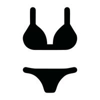 bikini ícone. simples ilustração do bikini vetor ícone