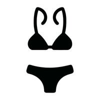 bikini ícone. simples ilustração do bikini vetor ícone