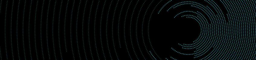 azul circular pontilhado linhas abstrato futurista tecnologia bandeira vetor