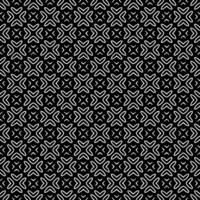 padrão abstrato sem emenda preto e branco. fundo e pano de fundo. design ornamental em tons de cinza. vetor