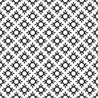 textura padrão sem costura preto e branco. design gráfico ornamental em tons de cinza. ornamentos em mosaico. modelo de padrão. vetor