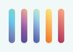 46 vetor colorida gradiente coleção