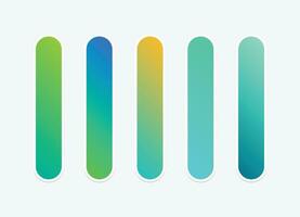 vetor colorida gradiente coleção. holográfico fundo