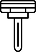 design de ícone de vetor de navalha