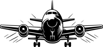avião - minimalista e plano logotipo - vetor ilustração