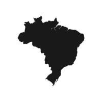 Brasil mapa ícone vetor