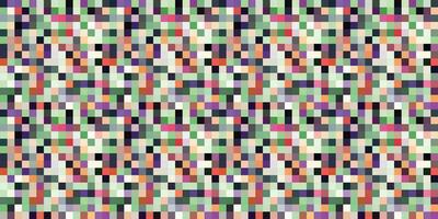 pixelizada colorida vibrante geométrico rede moderno abstrato pixel ruído vetor textura, telha desatado padronizar fundo