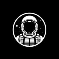 astronauta, minimalista e simples silhueta - vetor ilustração