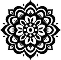 mandala, minimalista e simples silhueta - vetor ilustração