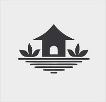 sensoji têmpora minimalista logotipo vetor