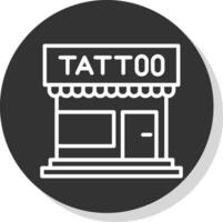 tatuagem estúdio vetor ícone Projeto