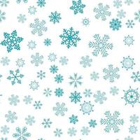 abstrato design de inverno sem costura de fundo com flocos de neve para o cartaz de Natal e ano novo. ilustração vetorial vetor