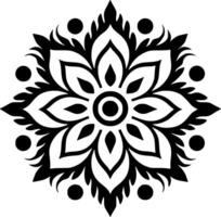 mandala, minimalista e simples silhueta - vetor ilustração