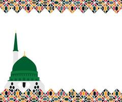 vetor luxo islâmico fundo para eid Ramadã Jumma e mawlid un nabi