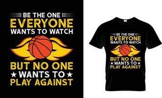 estar a 1 todos quer para Assistir mas não 1 quer para jogar camiseta, basquete camiseta vetor