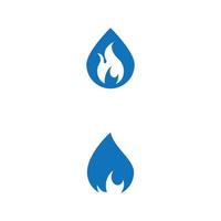 gradiente simples moderno de logotipo de fogo. logotipo da chama limpo e simples. vetor