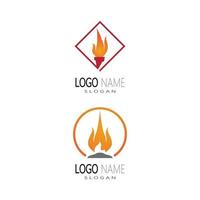 gradiente simples moderno de logotipo de fogo. logotipo da chama limpo e simples. vetor