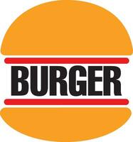colori forma linha estilo Hamburger logotipo emblema vetor