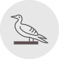 norte gannet vetor ícone Projeto